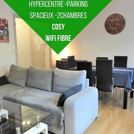Le Voltaire -2 Chambres- 70M2- Hypercentre-Parking-Wifi Fibre- Nouvelle Literie Tarbes Esterno foto