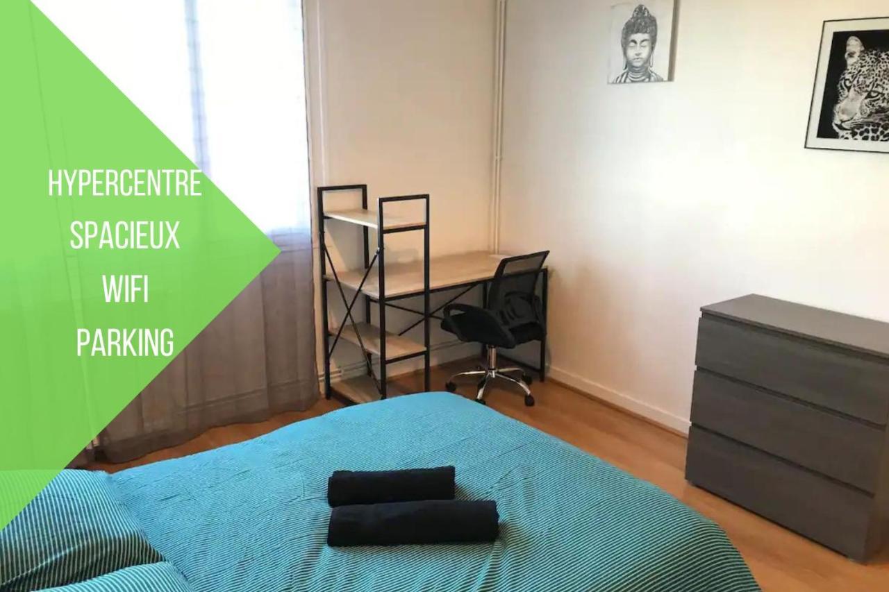 Le Voltaire -2 Chambres- 70M2- Hypercentre-Parking-Wifi Fibre- Nouvelle Literie Tarbes Esterno foto